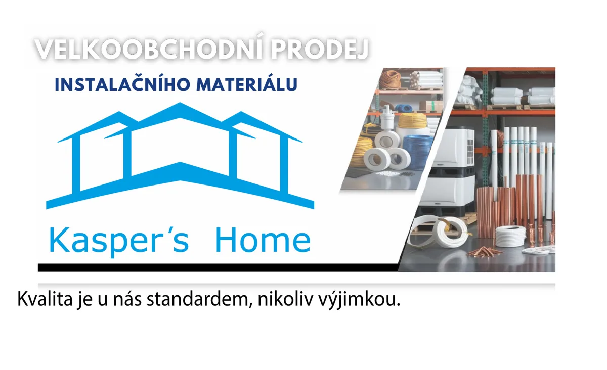 Sortiment montážního materiálu pro klimatizace